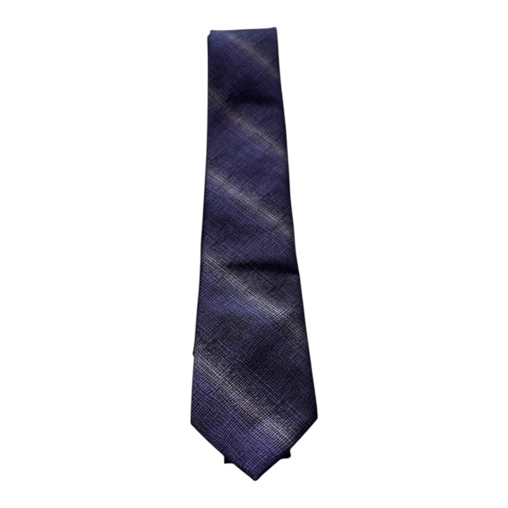 NWT Van Heusen Men’s Purple Black Tie Polyester Dress Business Formal